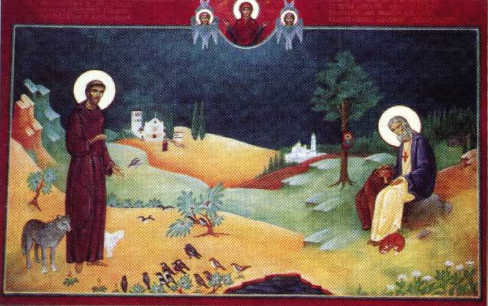 Серафим Саровский Франиск Ассизский